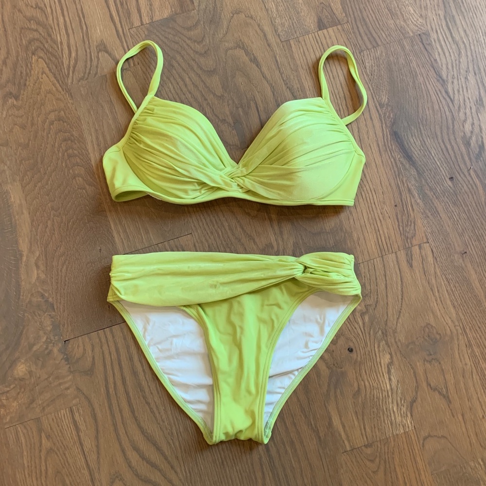 Roidal lime green bikini